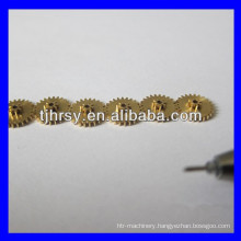 Small spur gear/ mini brass gear M0.2, 0.3, 0.4, 0.5, 0.6, 0.8 etc.